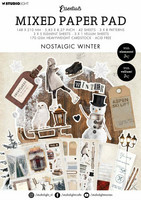 Studio Light - Nostalgic Winter Mixed Paper Pad, A5, Paperikko