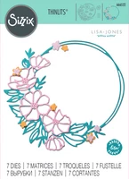 Sizzix - Thinlits Floral Round, Stanssisetti