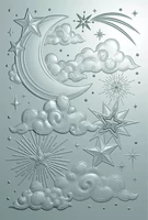 Crafter's Companion - Cosmic Moon and Stars, 3D Kohokuviointitasku ja stanssi
