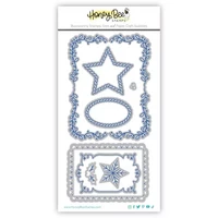 Honey Bee Stamps - Decorative Star Layering Frames, Stanssisetti