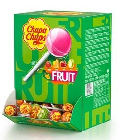 Chupa Chups Fruit tikkarit 100kpl/laatikko