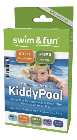 Desinfiointiaine Swim & Fun Kiddypool 5x25ml