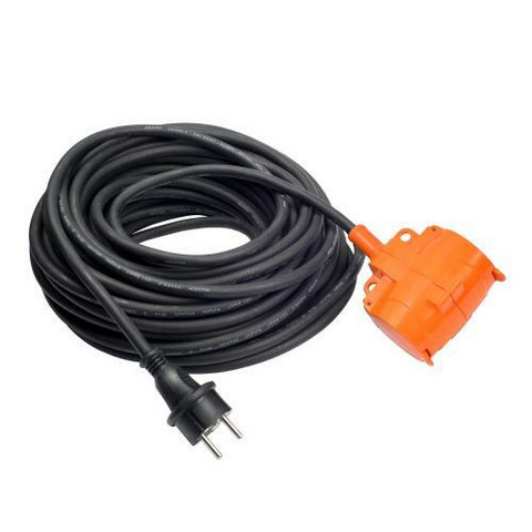 Kempten Jatkojohto 10 m, 3 x 1.5 mm², 2-osainen