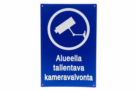 Opaste Alueella tallentava kameravalvonta 20x30 cm
