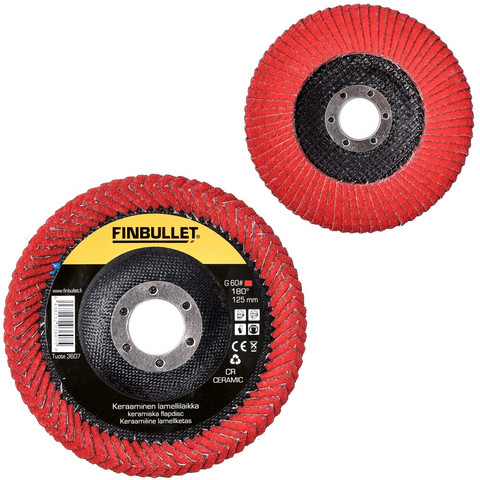 Lamellilaikka 125 mm K60 180° Keraaminen