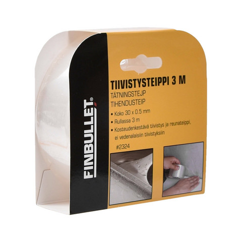 Tiivistysteippi 3 m x 30 mm x 0,5 mm