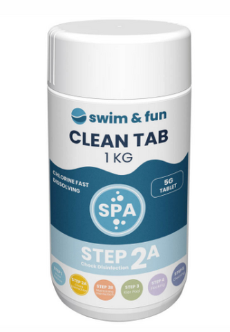 Puhdistustabletti CleanTab 5g, 1kg (paljuihin ja porealtaisiin)