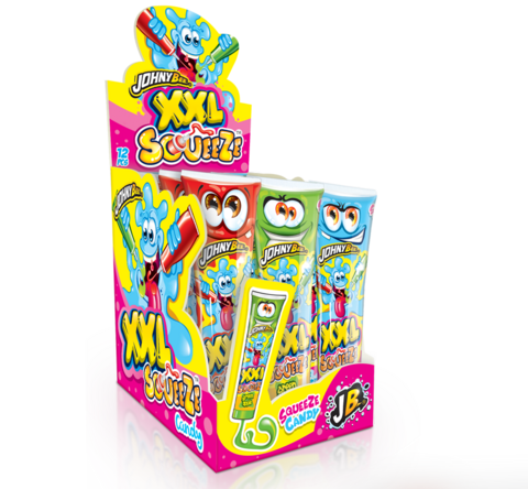 Johny Bee XXL Squeeze 120g  x 12kpl