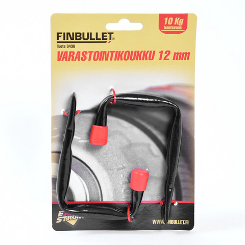 Finbullet Varastointikoukku 2 KPL 12 mm