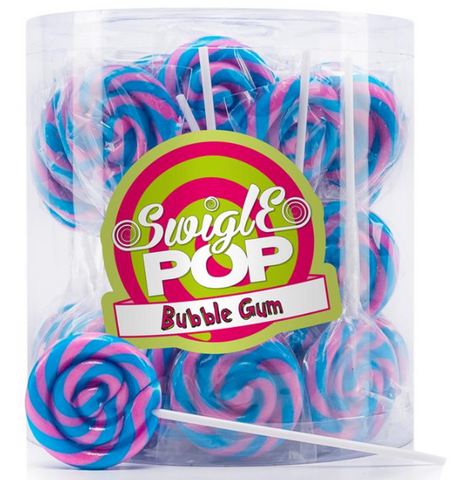 Swigle Pop tikkarit 12g x 50kpl, Bubble gum