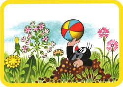 Postkort, Mullvaden och bollen