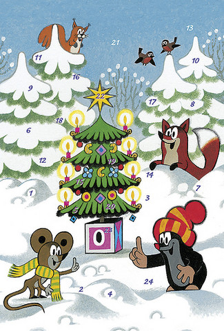 Mullvad Julkalenderkort, Motiv 3