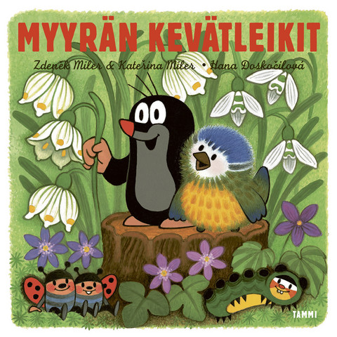 Myyrän kevätleikit -pahvikirja