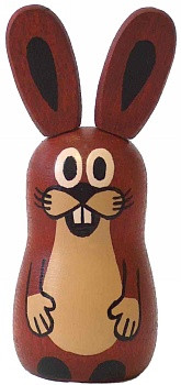 Trä Hare Magnet