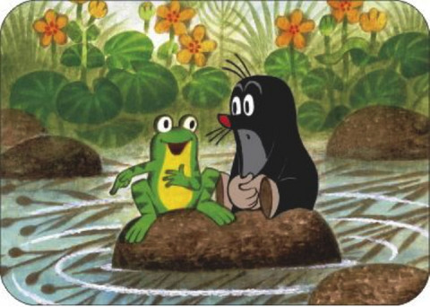 Postikortti, Myyrä ja sammakko