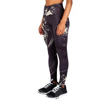 VENUM SANTA MUERTE LEGGINGS - BLACK/YELLOW - FOR WOMEN