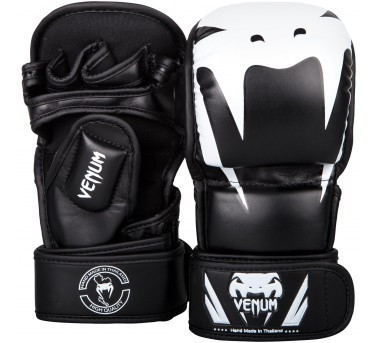 Venum Impact Sparring MMA Gloves - Black/White