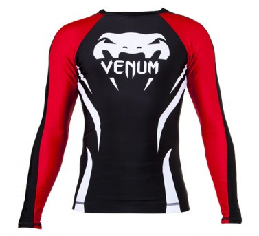 Venum Electron 2.0 rashguard - Black - Long sleeves