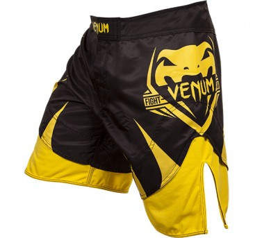 Venum Shogun Signature Fightshorts - Black/Yellow