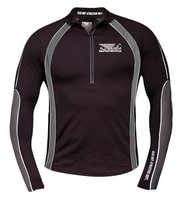 Bad Boy Thermal Half Zip Top Black