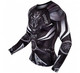 Venum Gladiator 3.0 Rashguard - Black/White - Long Sleeves