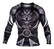 Venum Gladiator 3.0 Rashguard - Black/White - Long Sleeves