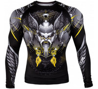 VENUM VIKING 2.0 RASHGUARD - LONG SLEEVES - BLACK/YELLOW