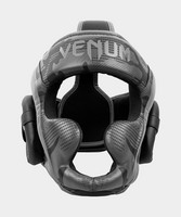 VENUM ELITE BOXING HEADGEAR - BLACK/DARK CAMO