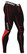 Bad Boy Sphere Compression Leggings- Black/ Red