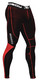 Bad Boy Sphere Compression Leggings- Black/ Red