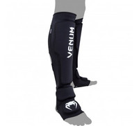 Venum Kontact Evo Shinguards - Black