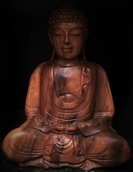 Buddha 31 cm, puinen