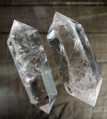 Vuorikristalli, kaksikärkinen 75-100 mm