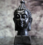 Buddhan pää, musta 70 mm