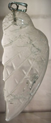 Vuorikristalli Riipus Siipi n. 35 mm
