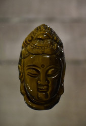 Tiikerinsilmä Buddha riipus, koko n. 40 mm