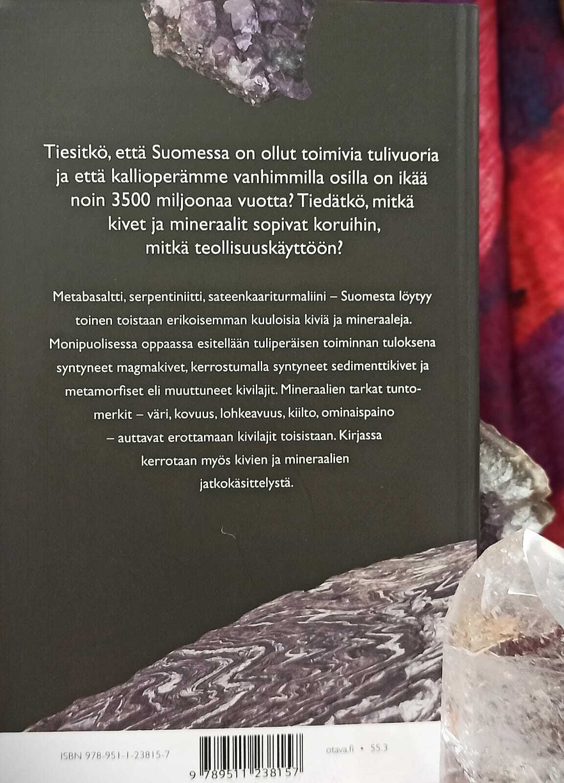 Kivet ja mineraalit Suomen luonnossa -kirja, Kalle Taipale – Verkkokauppa
