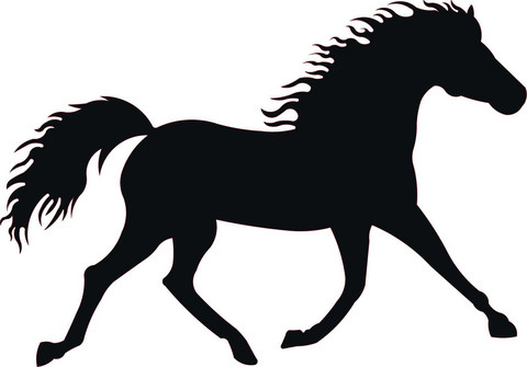 Gate sign Horse