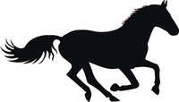 Gate sign Horse
