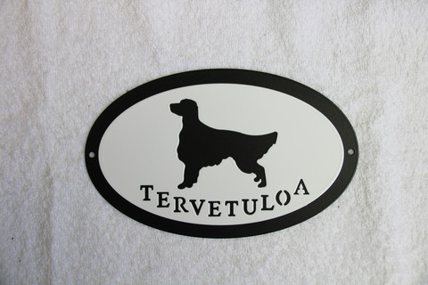 Tervetuloakyltti I-K