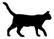 Candle holder cat walks short-haired
