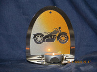 Candle holder Motorcycle old