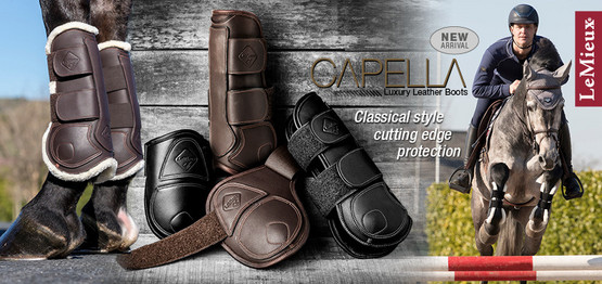 Lemieux Capella comfort nahkaiset jännesuojat karvalla