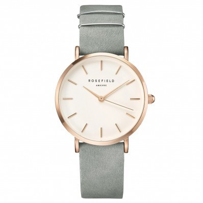 Rosefield WMGR-W74 West Village Mint Grey-Rose Gold rannekello