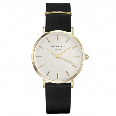 ROSEFIELD WBLG-W71 WEST VILLAGE BLACK-GOLD rannekello | toimituskulut 0€
