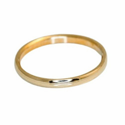 Keltakulta sormus 2mm 70001