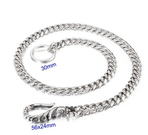 Teräshousuketju 10mm kiiltävä