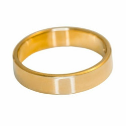 Keltakulta flakka sormus 4mm 70117