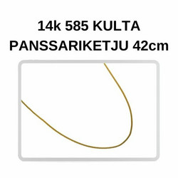 Kulta Panssari riipusketju 42cm