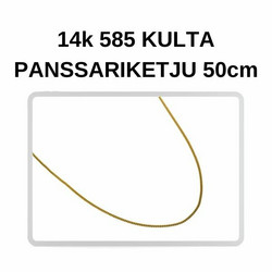 Kulta Panssari riipusketju 50cm